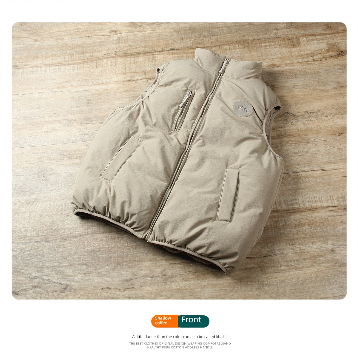 American style keep warm thickening Mountain system work clothes loose coat Cotton vest