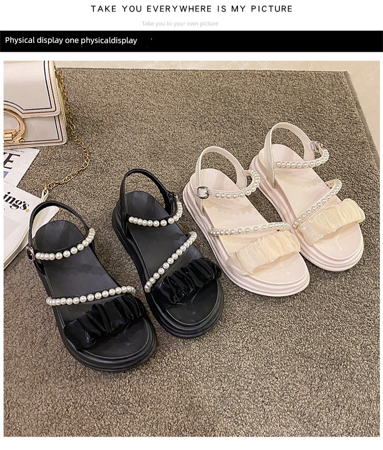 Girls' Sandals 2026 New Style Princess Trendy Beach Shoes for Older Children Casual Sports Shoes Soft-Soled Roman Shoes Trendy — 18