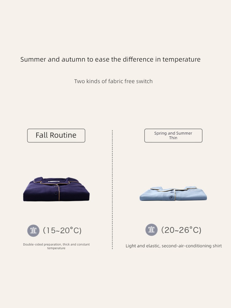 autumn pure cotton Long sleeve female Thin money Cardigan suit pajamas