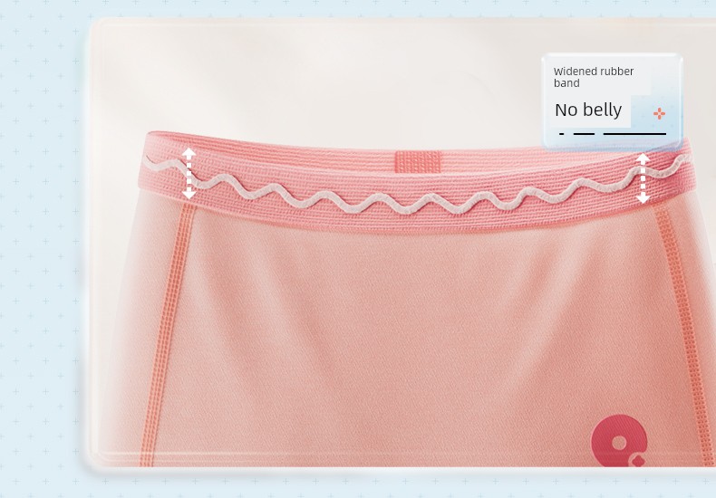 Q21 Small Sponge Purification Pants Children's Underwear Girl Boys and Babies Do Not Clip Their Butts Tencel Boxers Boyshorts Shorts — 16