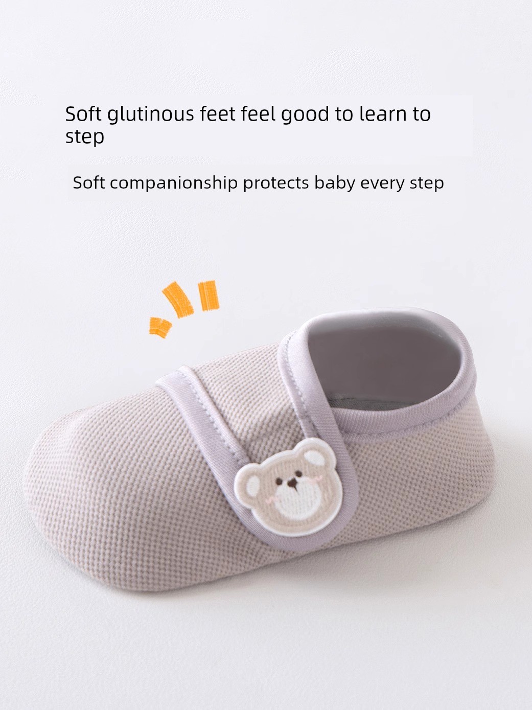 Fall and Winter Infant Indoor Non Slip Thickened Floor Shoes — 3