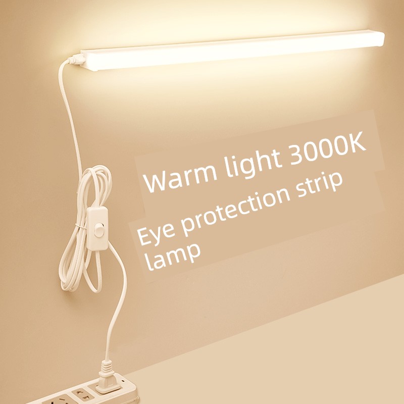 Study Special Dormitory Plug-in Desk Lamp Student Bedroom Magnetic Suction Cool Lamp Desk Bedside Led Eye Protection Strip Lamp