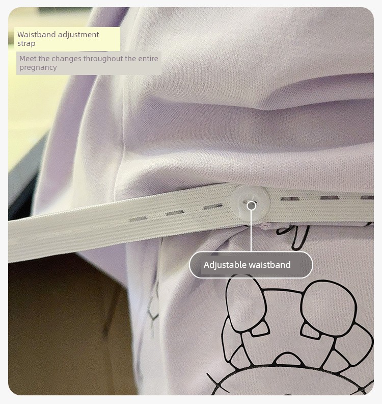 Hat with Chest Pad, Postpartum Clothing, Pure Cotton Nursing Pajamas, Postpartum Maternity Home Wear for Spring, Autumn, and Winter, Can Be Worn Outside — 10