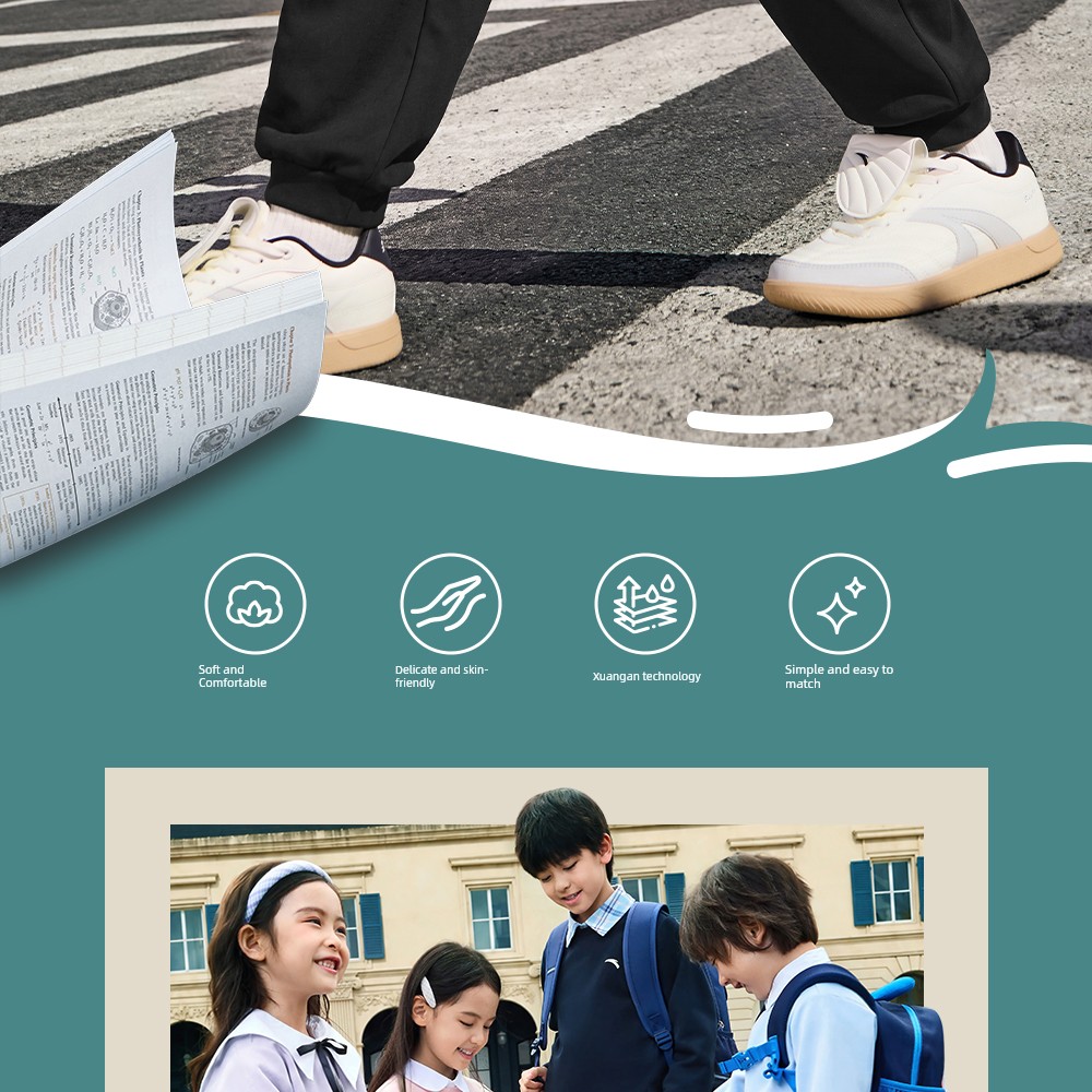 Anta Kidsren's Clothing Boys' Pants Spring and Autumn Quick-Drying Long Pants 2026 New Autumn Sweatpants Youth Sports Pants — 5