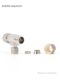 Stainless steel 316L card sleeve diameter tee, reducer diameter T-type tee, medium and large card sleeve tee, side diameter 1/4 inch