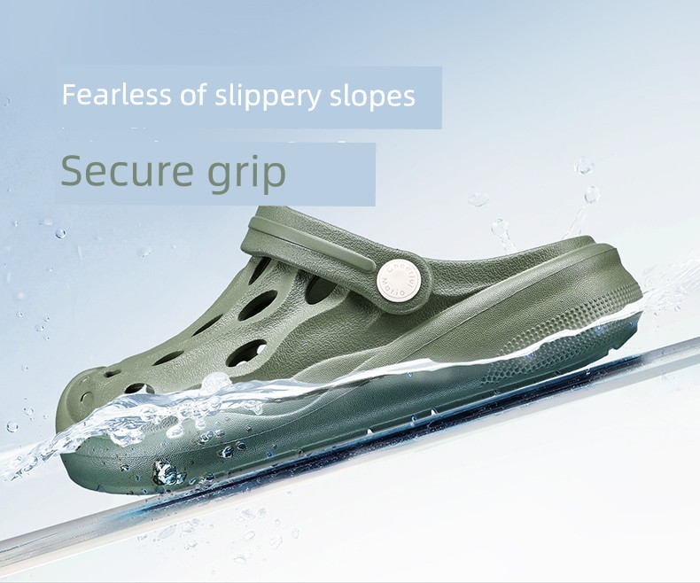 Happy Mary Children's Summer Clogs, Breathable Casual Hole Shoes for Boys, Suitable for Older Children, Outdoor Beach Sandals — 6