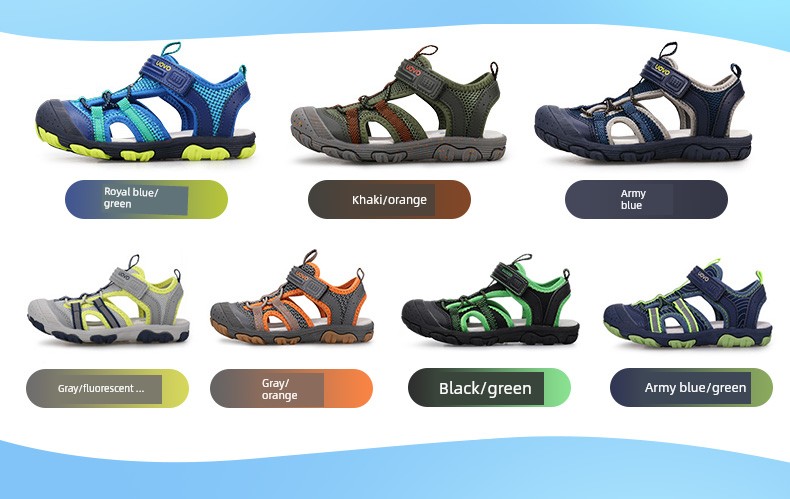 UVO Children's Sandals Summer Closed-Toe Baby — 3
