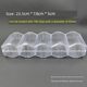 43mm chip coin special chip rack box with lid transparent chip rack storage box round coins chip rack prop plate