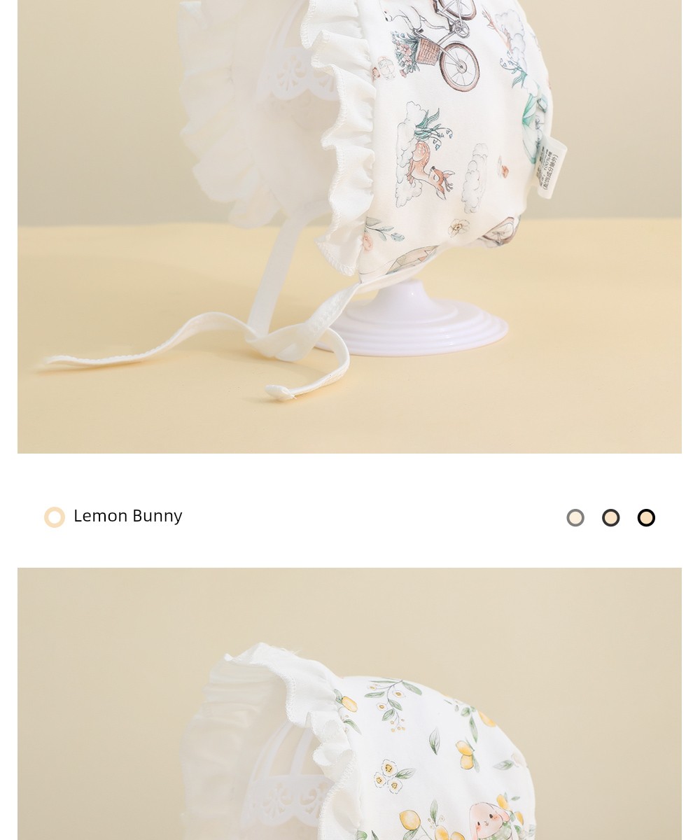 Beitais Baby Hat Autumn Newborn Ear Protection Hat Pure Cotton 0 to 3 Months Baby Hat Unisex Fontanelle Hat S — 11