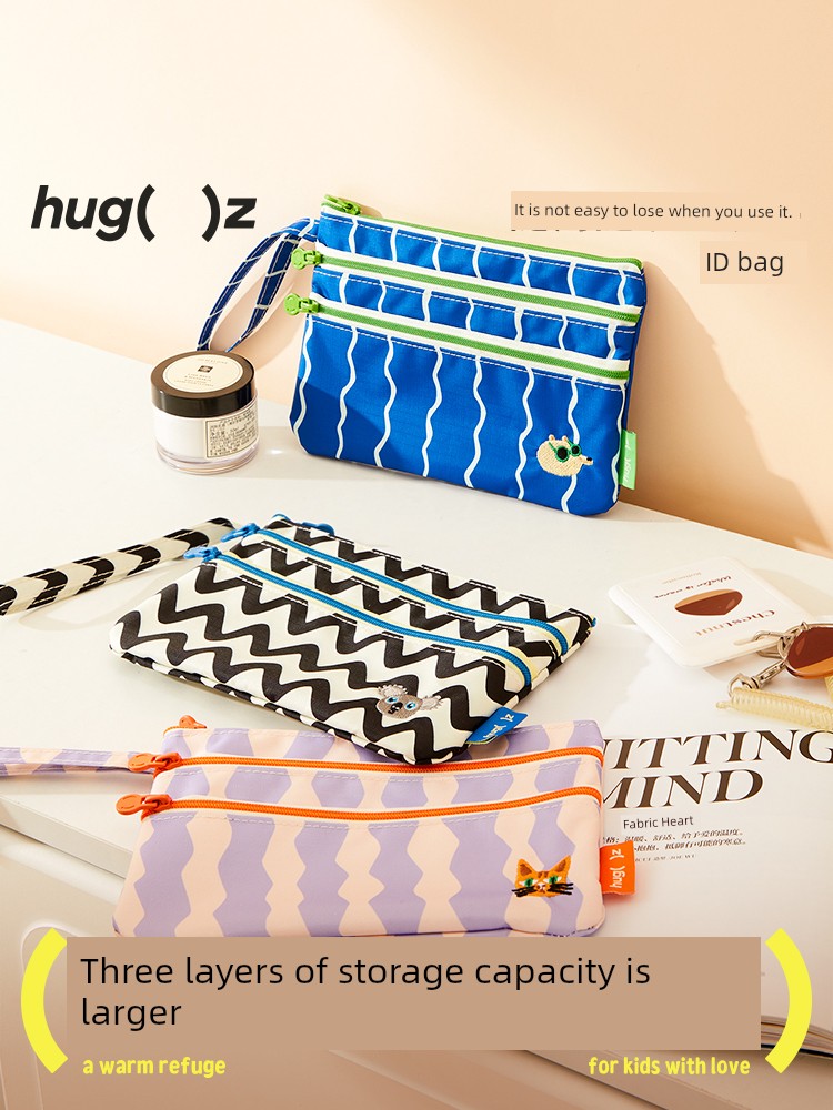 Hugz Document Storage Bag Passport Holder Travel Ticket Protector Id Card Document Portable Multifunctional Carry-On Bag