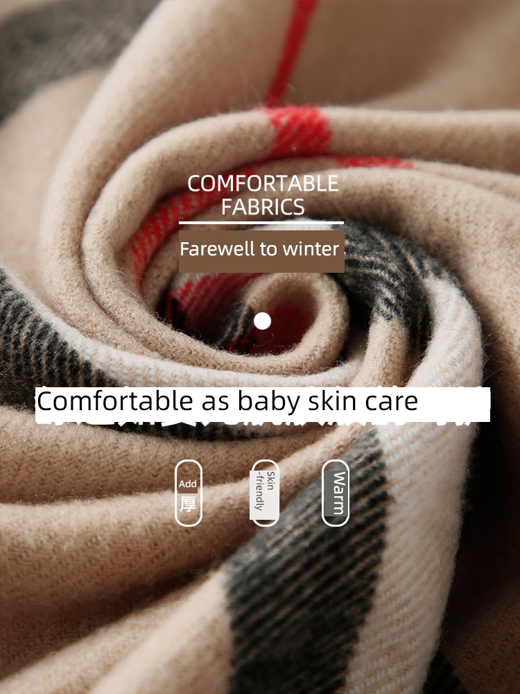 winter Versatile new pattern Pashmina  female lattice scarf