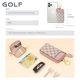GOLF钥匙包女小巧迷你卡包车钥匙通用钥匙扣老花多功能锁匙包收纳