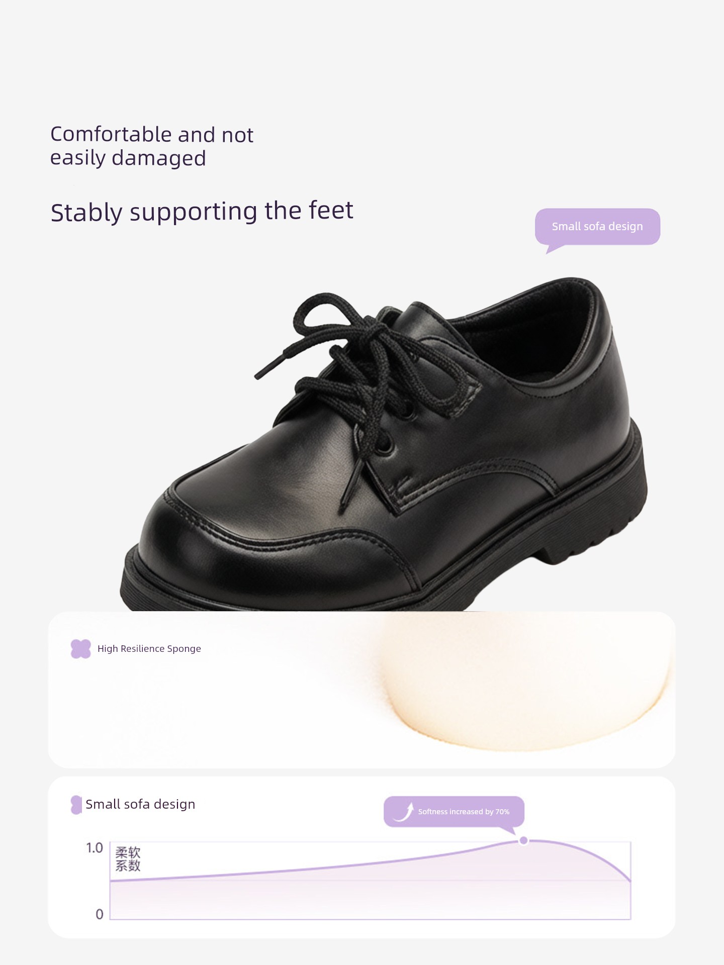 Boys' Black Leather Shoes, British Style, Casual and Stylish, Comfortable for Men, Great for Summer, Very Attractive, Student Shoes, 2026 New Model — 2