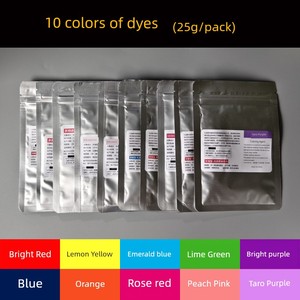 Special Dye for Tie-Dye, DIY Dyeing Agent Powder, No-Boil Material for Cold Water Ice Dyeing, 25G/Pack Direct Use