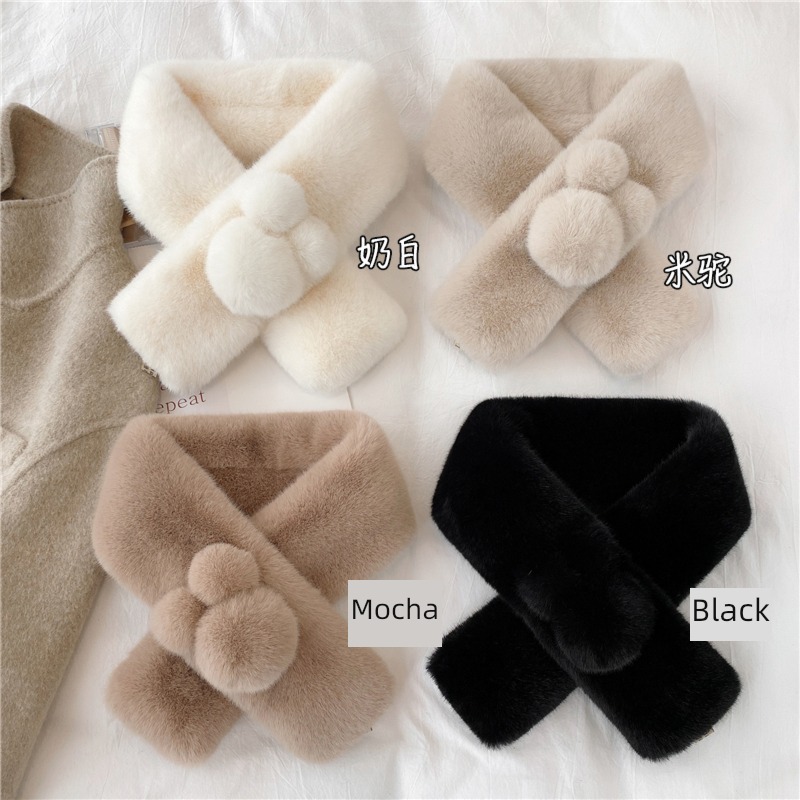 overlapping Lovely wind Autumn and winter Imitation Rex rabbit hair female thickening