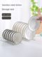 Stainless steel dish storage artifact plate table top drain rack kitchen storage rack bowl rack bowl plate storage rack