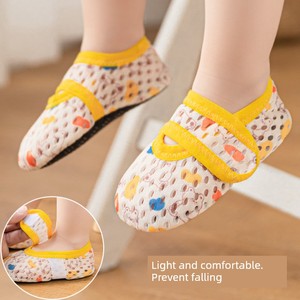 Baby Shoes and Socks Summer Thin Mesh Anti-Drop Indoor Non-Slip Sole Cool-Proof Soft Bottom Kids Toddler Baby Floor Shoe