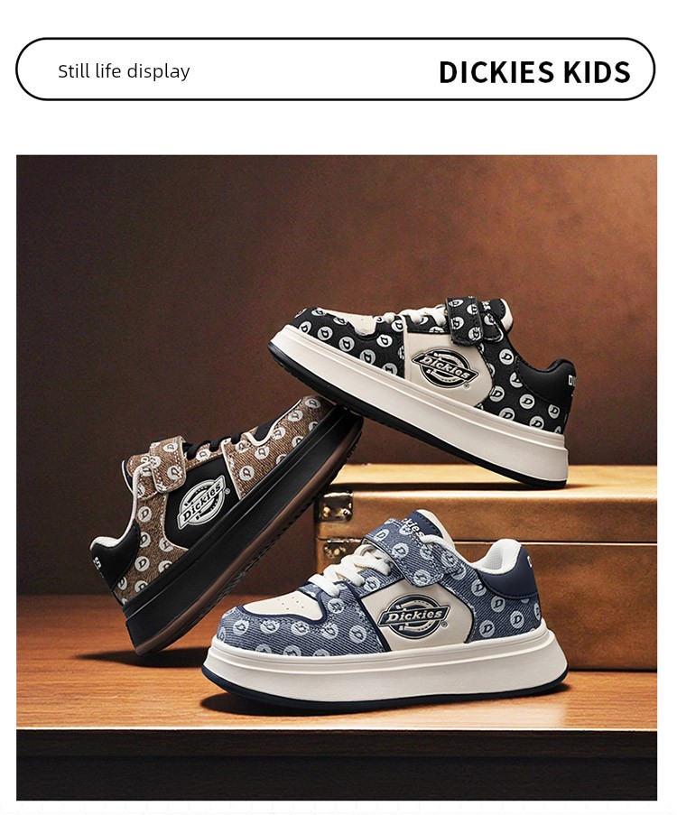 Dickies Kidsren's Sneakers 2026 New Autumn Lightweight Low-Top Sports Shoes for Boys and Girls, Casual Shoes for Middle and Large Kidsren — 16