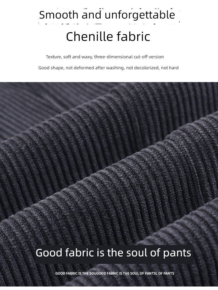 Autumn and winter Hot money High waist chenille  Plush trousers