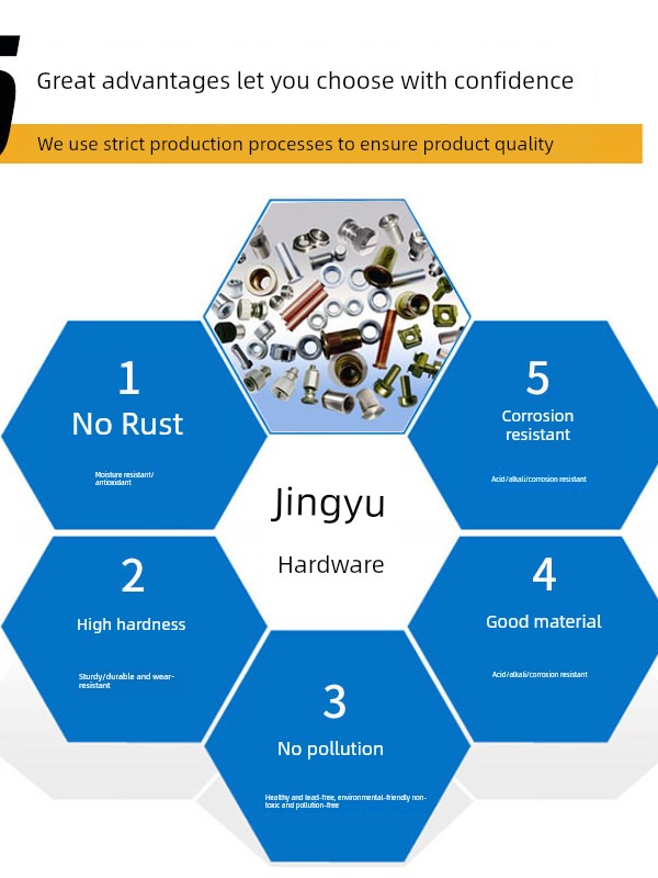 Stainless Steel Countersunk Rivet Nut Column Csos Css-M3M4M5