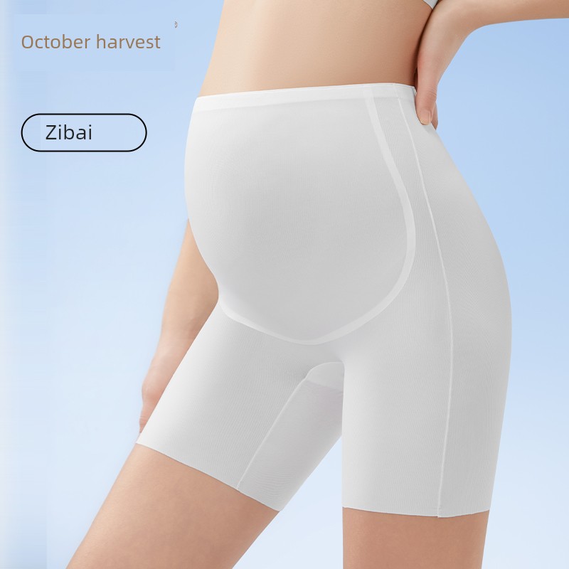 October Crystal Maternity Safety Pants Anti-Exposure Dry Breathable Seamless Invisible No-Need-Underwear-Over-Pants Women's Summer Thin Style — 7