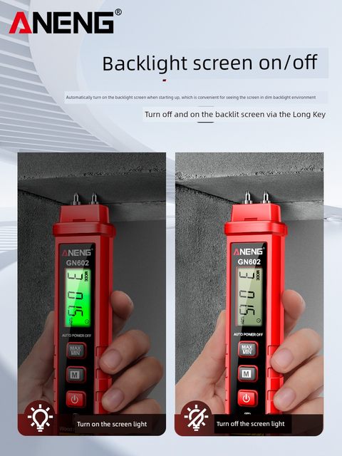 Wood moisture tester Moisture meter Moisture content Humidity detector Humidity measuring instrument Moisture meter Moisture meter