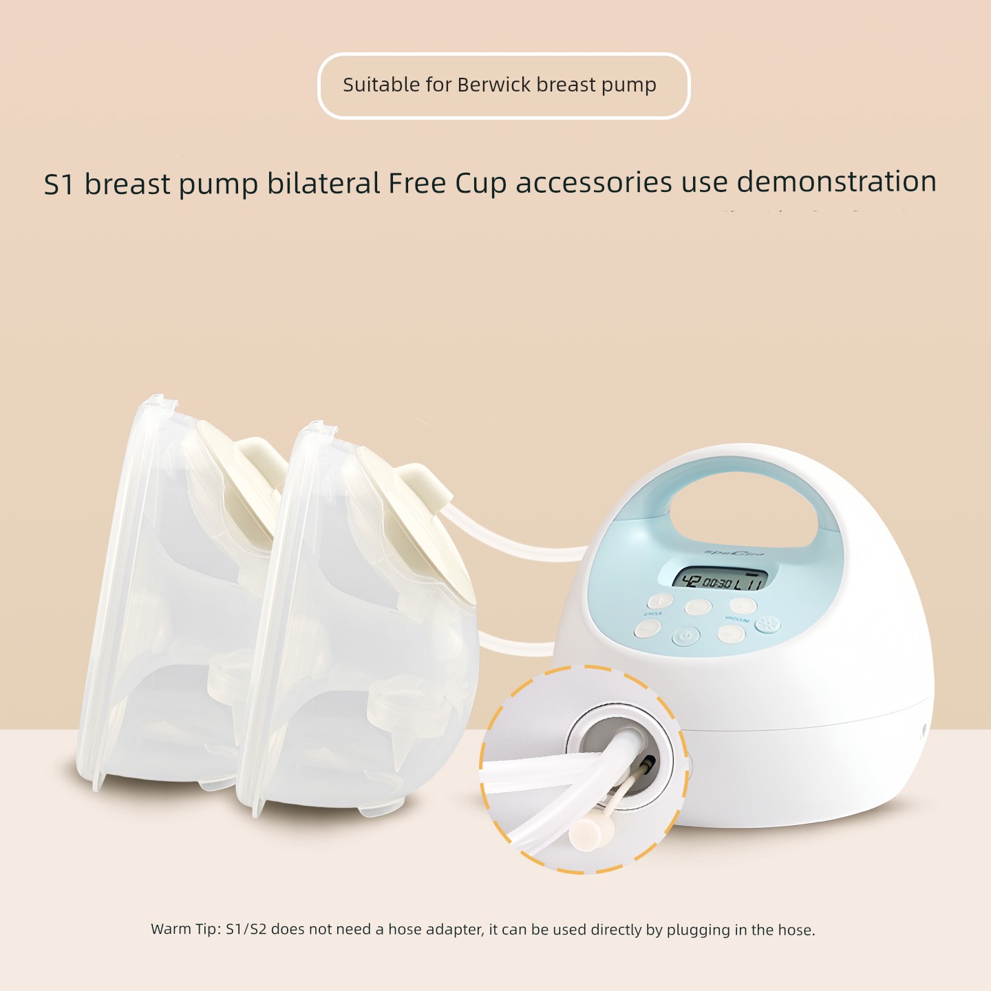 Suitable for Spectra Berwick Breast Pump Accessory Pack Upgrade Accessory Set Breast Pump Bilateral Accessories *2 Sets — 7