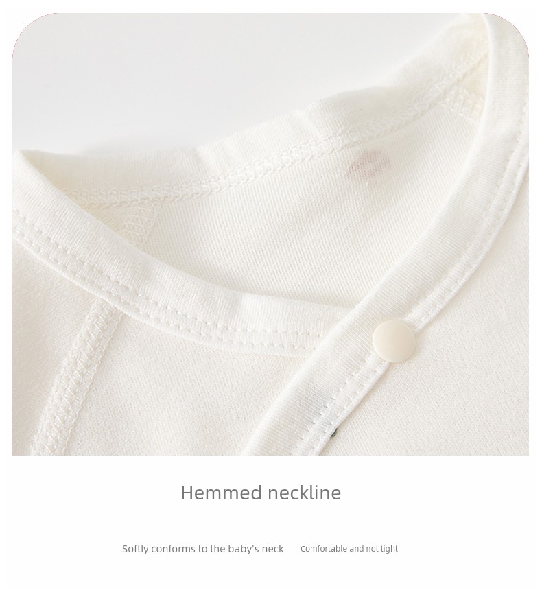 Jq Jingqi Half-Back Shirt for Newborns, Spring and Autumn Clothing, Size 52, Maternity Ward Robe, Newborn Baby Top, Class a — 14
