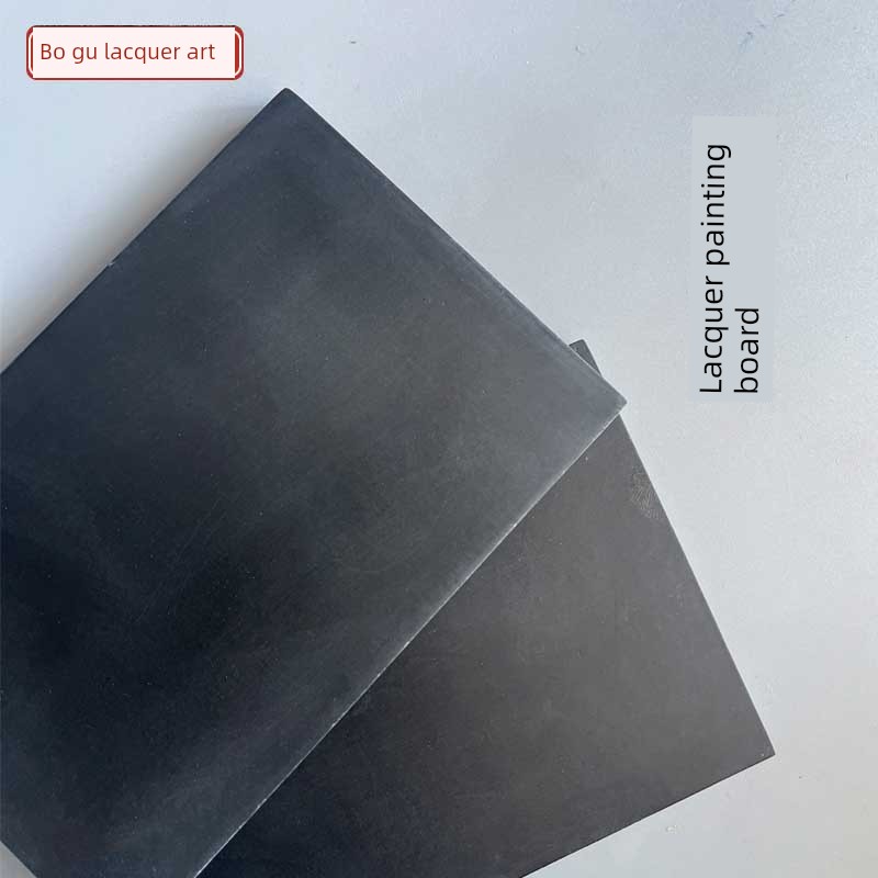 Bogu Lacquer Art Lacquer Painting Board Practice Board Cashew Lacquer Painting Board High-Density Lacquer Painting Tools Board