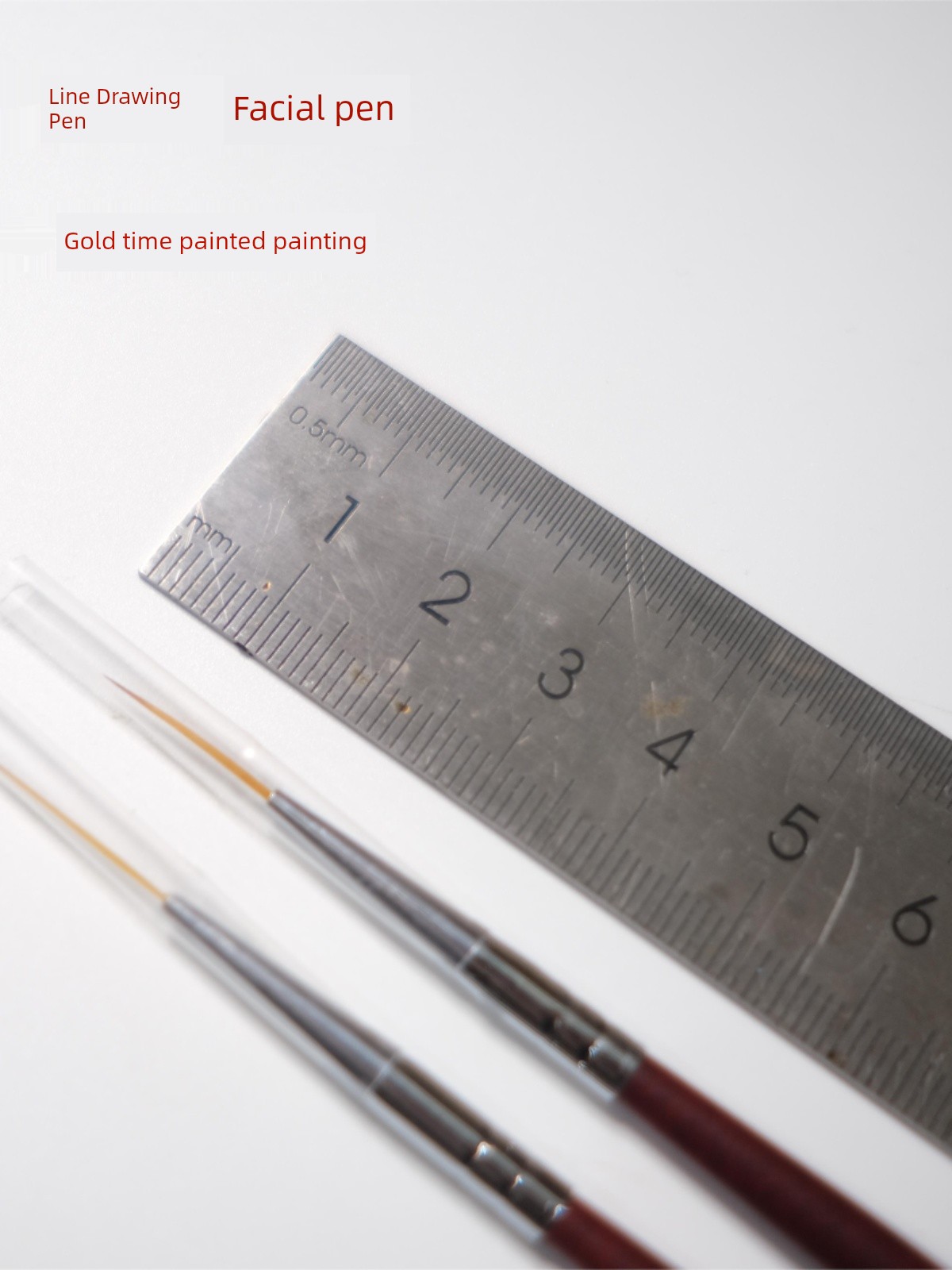 Lacquer Art Gold Line Drawing Pen, Face Painting Pen, Nylon Pen, Shime-E Lacquer Painting, Lacquerware, Raw Lacquer, Size 4, Size 6, Lacquer Painting Supplies