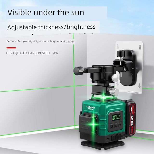 Infrared leveling instrument for high-precision, strong light, thin line, blue light, sunlight, outdoor automatic leveling instrument