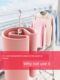 Bed sheets and quilt cover artifact aluminum alloy windproof clothes rack balcony household spiral quilt drying special clothes rack