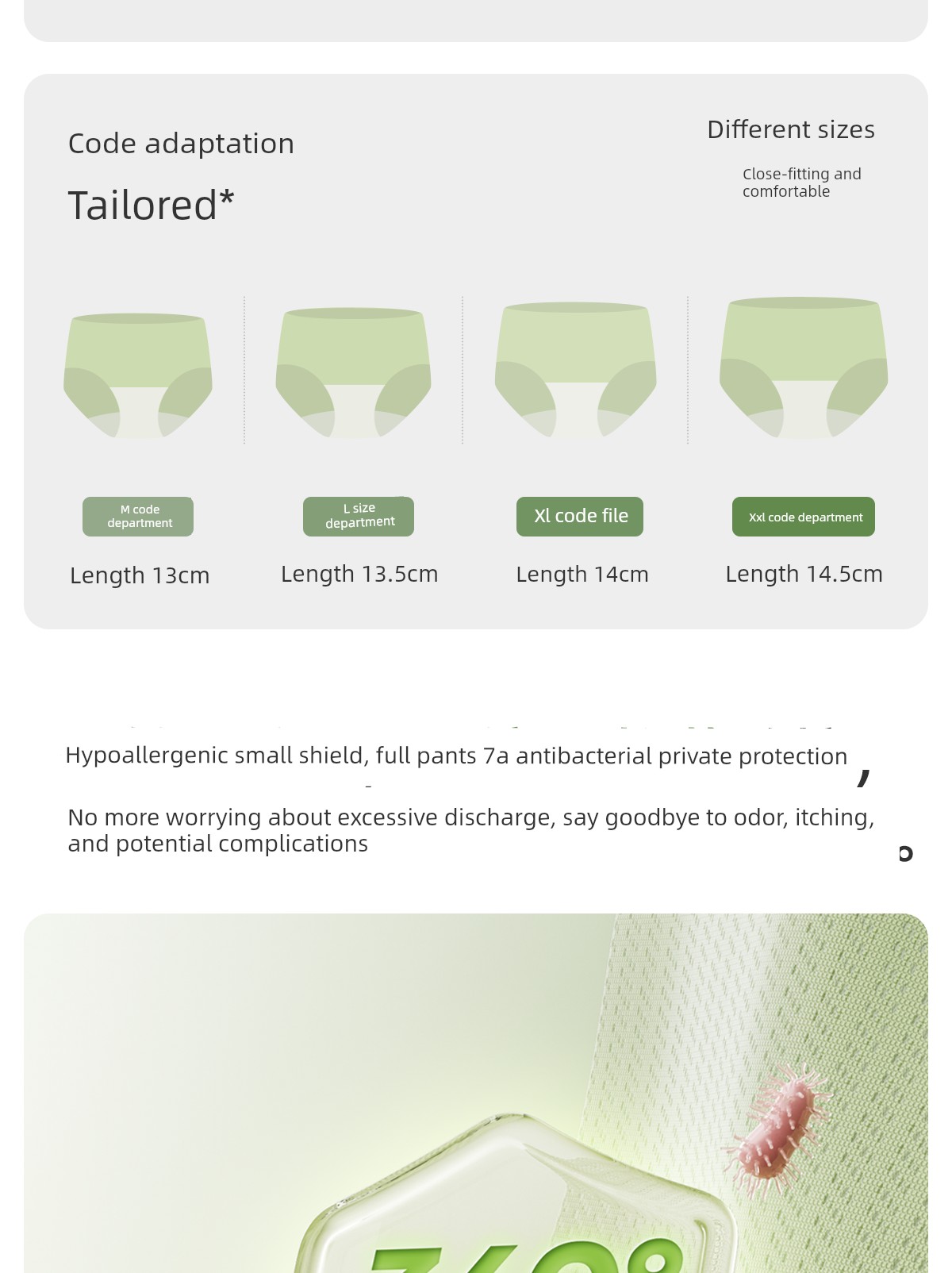 Jq Jingqi Maternity Underwear for Pregnancy, Large Size, Mid to Late Pregnancy, Pure Cotton Antibacterial Crotch, Modal Breathable — 21