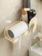 Hairdryer storage rack without punching bathroom rack bathroom hair dryer stand household air duct storage tool