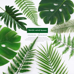 Artificial Areca Palm Green Plant Landscape Wedding Leaves