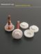 Drill tail screw waterproof cap hexagonal dovetail self-tapping nail color steel resin tile nail plastic protective cap wide edge free shipping