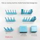 Flat car sewing machine three- and four-column shuttle core holder strong magnetic adsorption sewing machine lock core holder wire core storage box