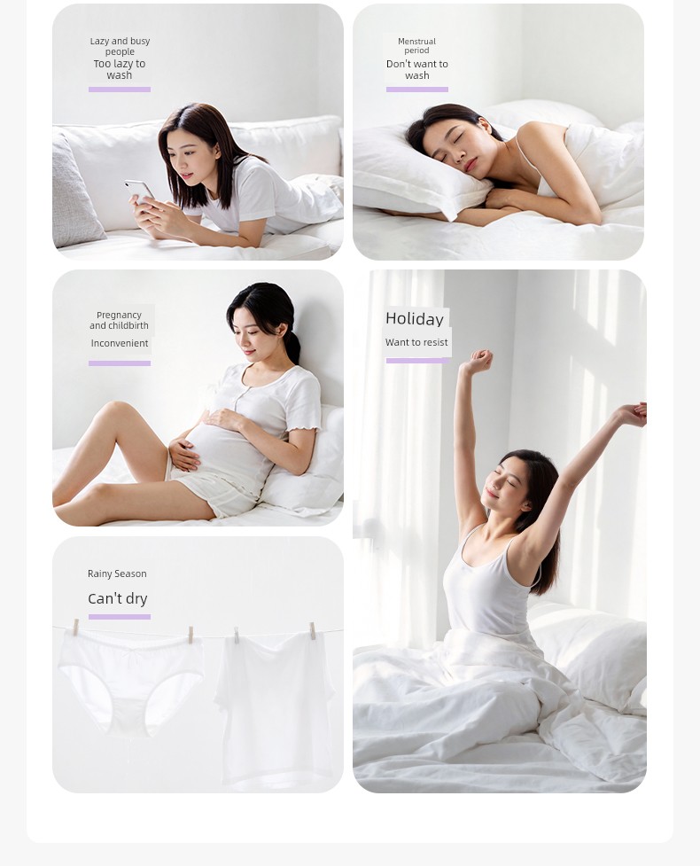 Deyou Disposable Underwear Women's Business Trip Sterilization Disposable Daily Disposable Pants Female Aunt Period — 18