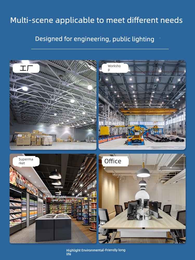 150W LED Bulb for High-Power Strong Light Workshop