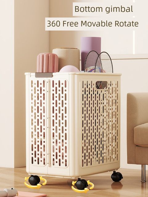 Yoga mat storage basket household sports tools basketball sports goods storage artifact fitness equipment storage rack