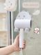 Cute dinosaur hair dryer stand for household hair dryer storage rack for storage rack for air duct rack without hole punching bathroom