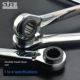 Shangjiang Ratchet Wrench Tool Two-way Quick Four-Open Plum Blossom Wrench Automotive Repair Hardware Tool