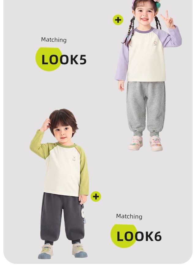 [Autumn T-Shirt Clearance] Boys' Long Sleeve Autumn Clothing, Girls' Baby Spring and Autumn Children's 2026 New Style Base Layer Top — 10