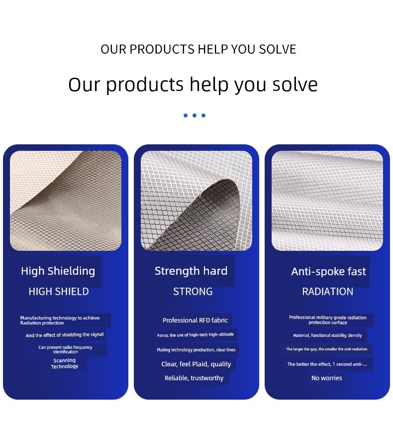 Anti-Electromagnetic Radiation Cloth Radiation Protection Block Cloth Anti-Radiation Fabrics Shielding Curtain Electrical Cover Protection against — 7