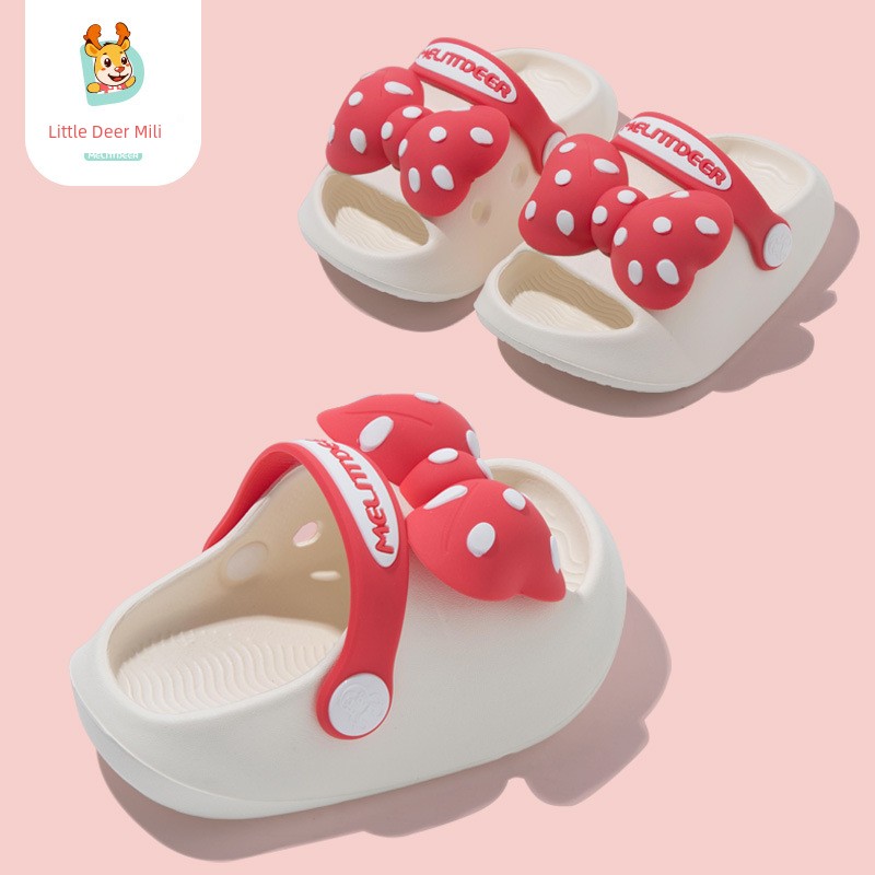 Japanese Imported Summer New Children's Slippers, Cute Cartoon Soft-Soled Indoor and Outdoor Strap-On Children's Clogs — 3