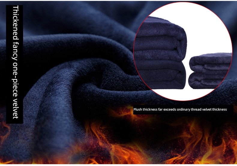 winter clothes Plush thickening Middle aged man Undershirt sweater