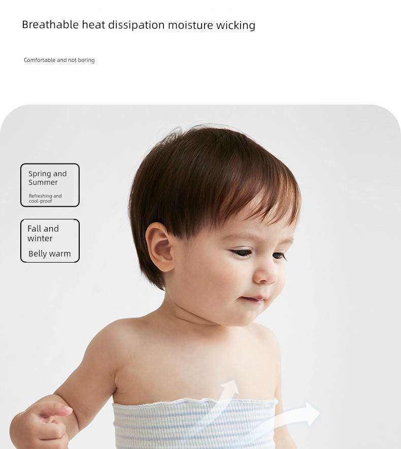 Qianxi Autumn Prevent Catching Cold Newborn Pure Cotton Bellyband — 14