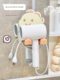 Cute dinosaur hair dryer stand for household hair dryer storage rack for storage rack for air duct rack without hole punching bathroom