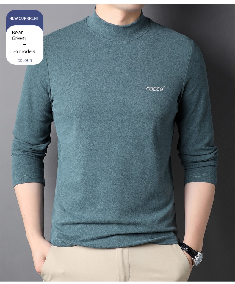 Romon man keep warm Undershirt Sweater Long sleeve T-shirt