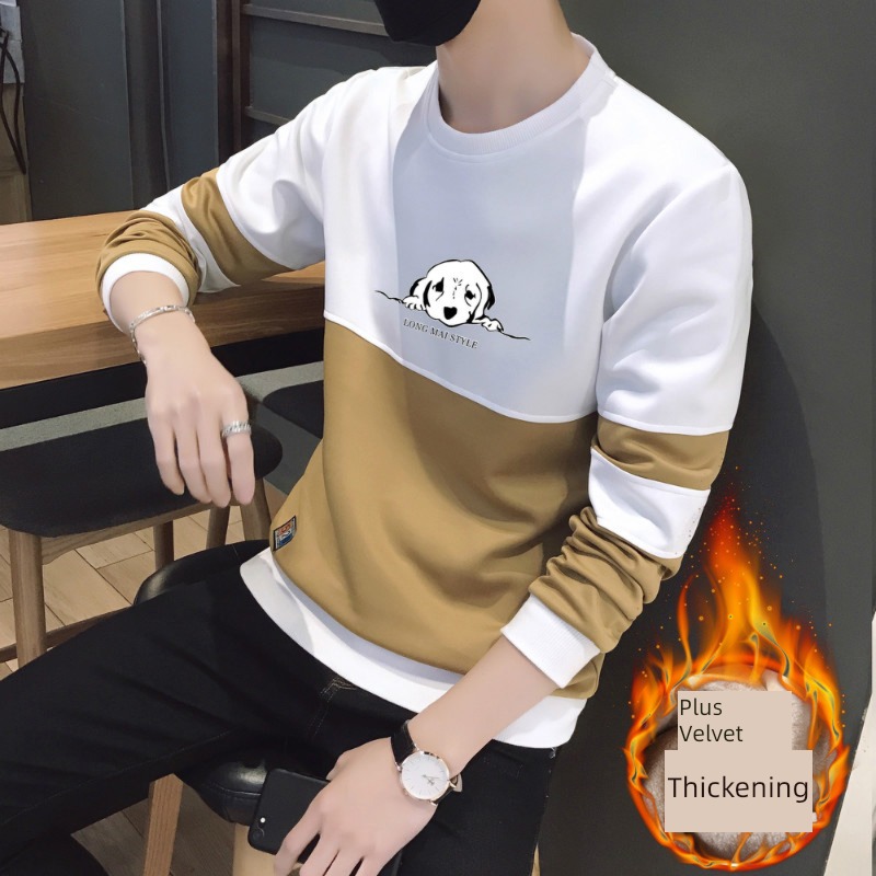 Korean version trend Long sleeve Cartoon Plush man Sweater